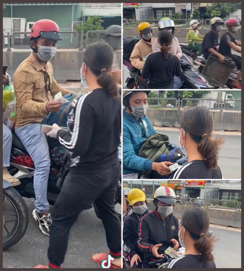 Người phụ nữ cầm xấp tiền 500.000 đồng phát cho người hồi hương về quê: 'Tôi ước có 5 tỷ để cho hết bà con' - Ảnh 3 Người phụ nữ cầm xấp tiền 500.000 đồng phát cho người hồi hương về quê: 'Tôi ước có 5 tỷ để cho hết bà con' - Ảnh 3