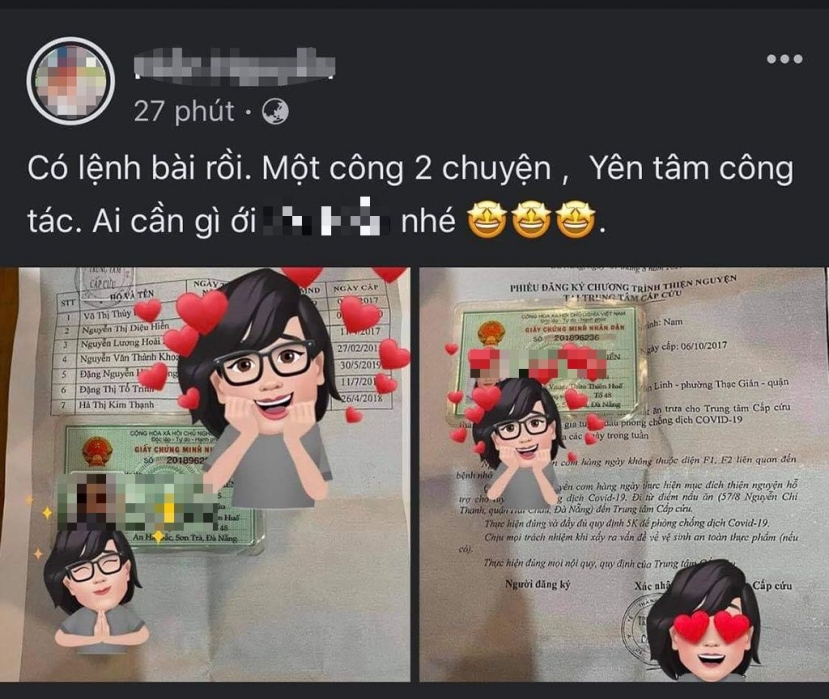 Chủ quán nhậu khoe mình có 'lệnh bài' TNV, tha hồ lách chốt đi ship đồ ăn - Ảnh 1 Chủ quán nhậu khoe mình có 'lệnh bài' TNV, tha hồ lách chốt đi ship đồ ăn - Ảnh 1