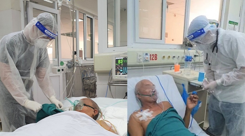 Hai ông bà được các bác sĩ y khoa cấp cứu. Ảnh: Internet Hai ông bà được các bác sĩ y khoa cấp cứu. Ảnh: Internet