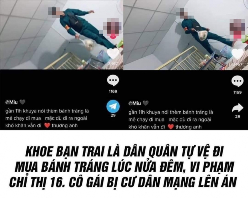 Cô gái khoe bạn trai làm dân quân mua bánh tráng trộn lúc nửa đêm, nào ngờ có pha xử lý 'đi vào lòng đất' - Ảnh 3 Cô gái khoe bạn trai làm dân quân mua bánh tráng trộn lúc nửa đêm, nào ngờ có pha xử lý 'đi vào lòng đất' - Ảnh 3