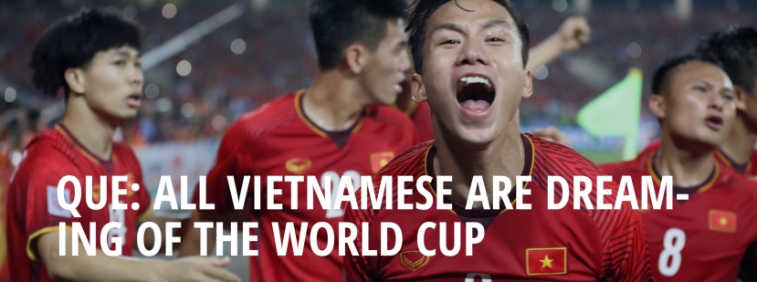Quế Ngọc Hải: 'Tất cả CĐV và cầu thủ đều mong một ngày ĐT Việt Nam được dự World Cup' - Ảnh 1 Quế Ngọc Hải: 'Tất cả CĐV và cầu thủ đều mong một ngày ĐT Việt Nam được dự World Cup' - Ảnh 1