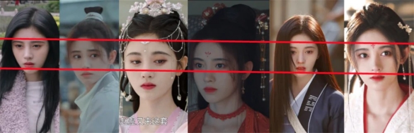 Người đẹp bê nguyên lối trang điểm ở ngoài đời vào phim. Người đẹp bê nguyên lối trang điểm ở ngoài đời vào phim.