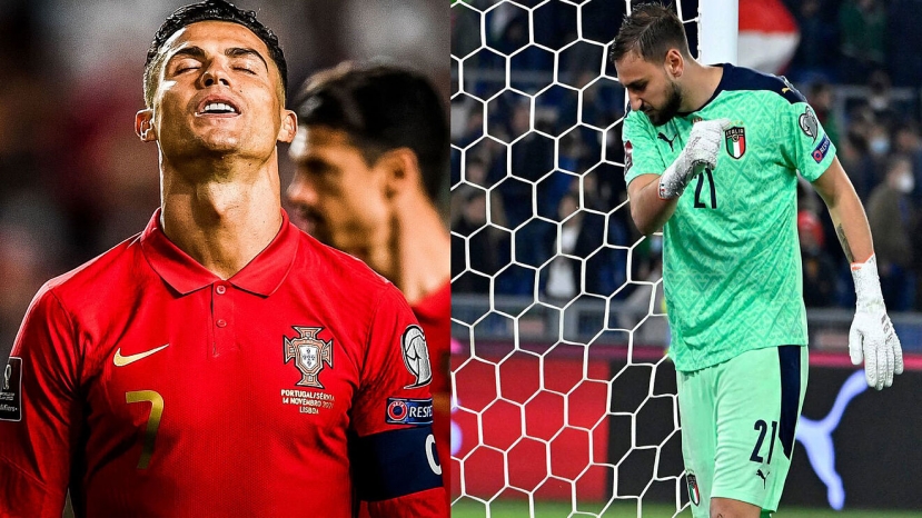 Ronaldo và đồng đội sẽ phải tranh vé vớt dự World Cup 2022 cùng nhà ĐKVĐ EURO Italia - Ảnh: L'Equipe Ronaldo và đồng đội sẽ phải tranh vé vớt dự World Cup 2022 cùng nhà ĐKVĐ EURO Italia - Ảnh: L'Equipe