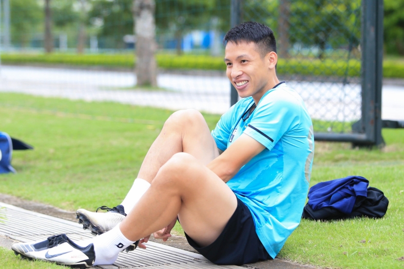 Hùng Dũng đang hồi phục chấn thương rất nhanh và đã được CLB Hà Nội cho phép lên tuyển để tham dự AFF Cup 2021 - Ảnh: PVF Hùng Dũng đang hồi phục chấn thương rất nhanh và đã được CLB Hà Nội cho phép lên tuyển để tham dự AFF Cup 2021 - Ảnh: PVF