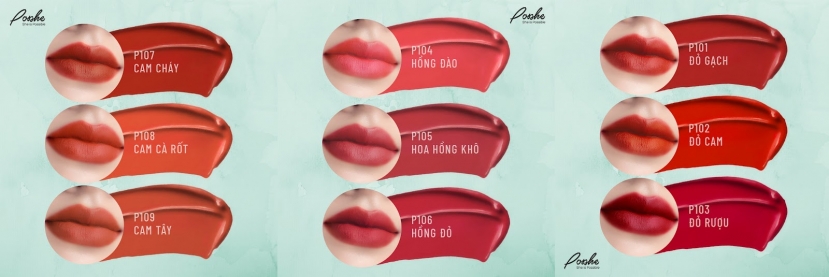 Son môi POSSHE có gì đặc biệt? - Ảnh 3 Son môi POSSHE có gì đặc biệt? - Ảnh 3
