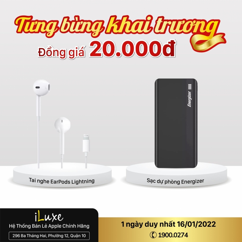 Loạt phụ kiện đồng giá 20.000đ duy nhất có trong chương trình khai trương iLuxe Loạt phụ kiện đồng giá 20.000đ duy nhất có trong chương trình khai trương iLuxe