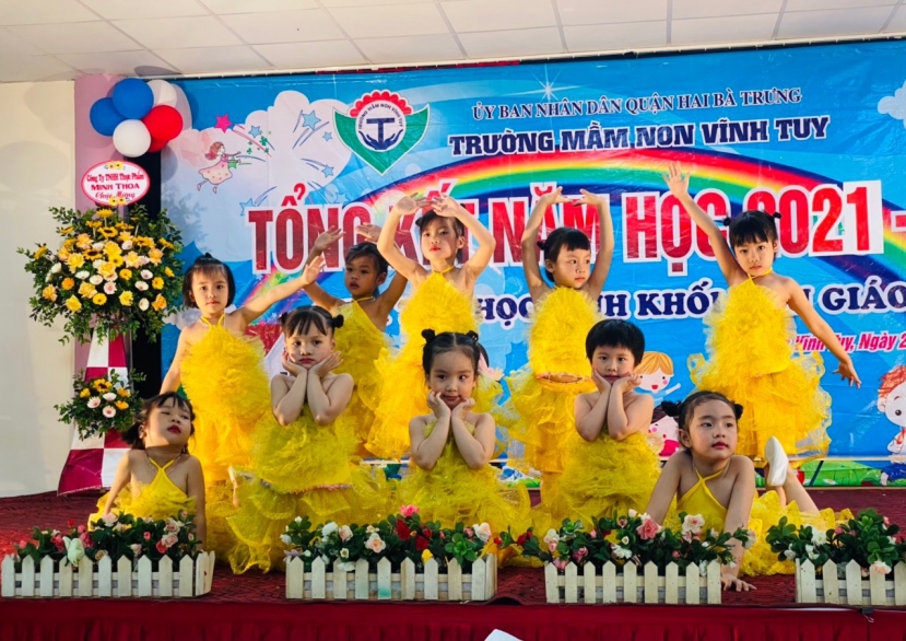 Học sinh mầm non tưng bừng tham dự lễ bế giảng trong thời kì “bình thường mới” - Ảnh 3 Học sinh mầm non tưng bừng tham dự lễ bế giảng trong thời kì “bình thường mới” - Ảnh 3