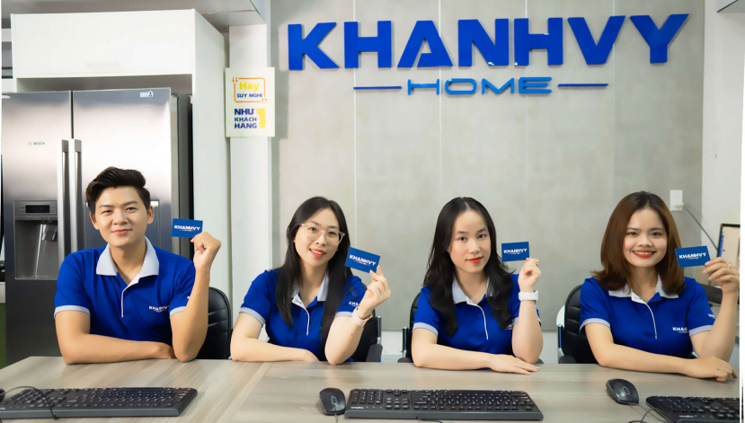 Đội ngũ nhân viên chuyên nghiệp tại Khánh Vy Home Đội ngũ nhân viên chuyên nghiệp tại Khánh Vy Home