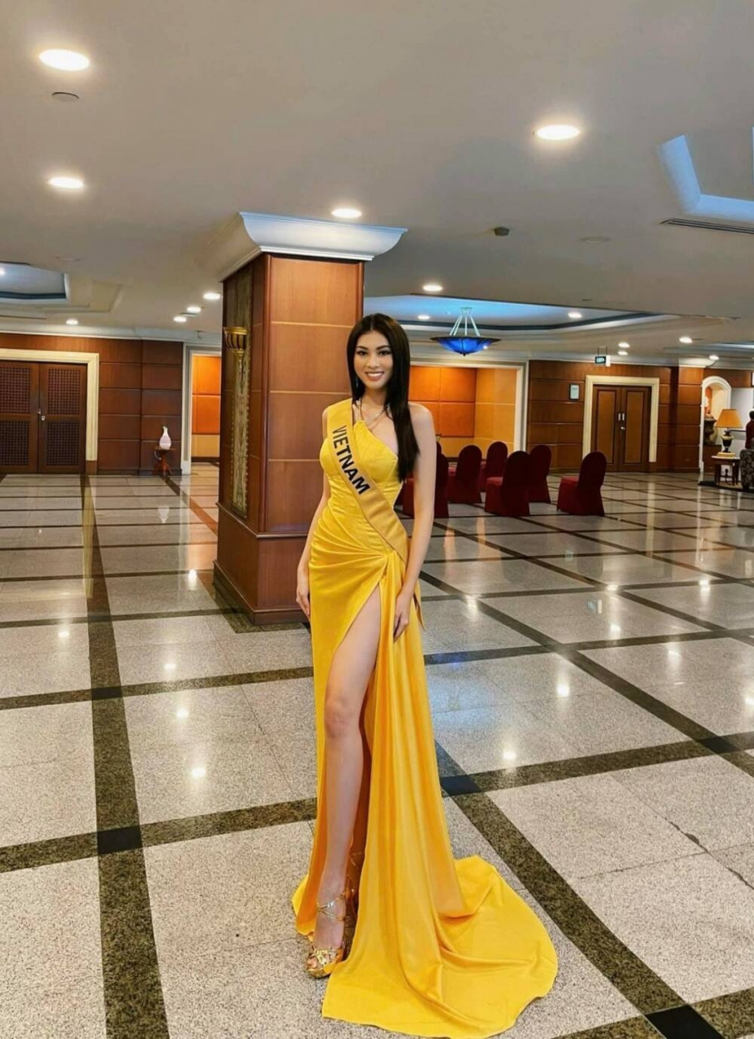 Diện áo yếm vàng rực, Ngọc Thảo khiến fan Miss Grand xuýt xoa bởi diện mạo xinh tựa 'thần tiên tỉ tỉ' - Ảnh 5 Diện áo yếm vàng rực, Ngọc Thảo khiến fan Miss Grand xuýt xoa bởi diện mạo xinh tựa 'thần tiên tỉ tỉ' - Ảnh 5