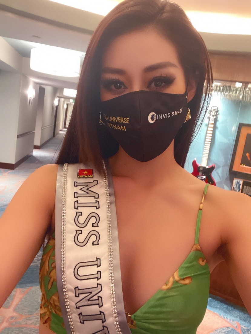 Thời trang ngày 2 của Khánh Vân tại Miss Universe - Ảnh 6 Thời trang ngày 2 của Khánh Vân tại Miss Universe - Ảnh 6