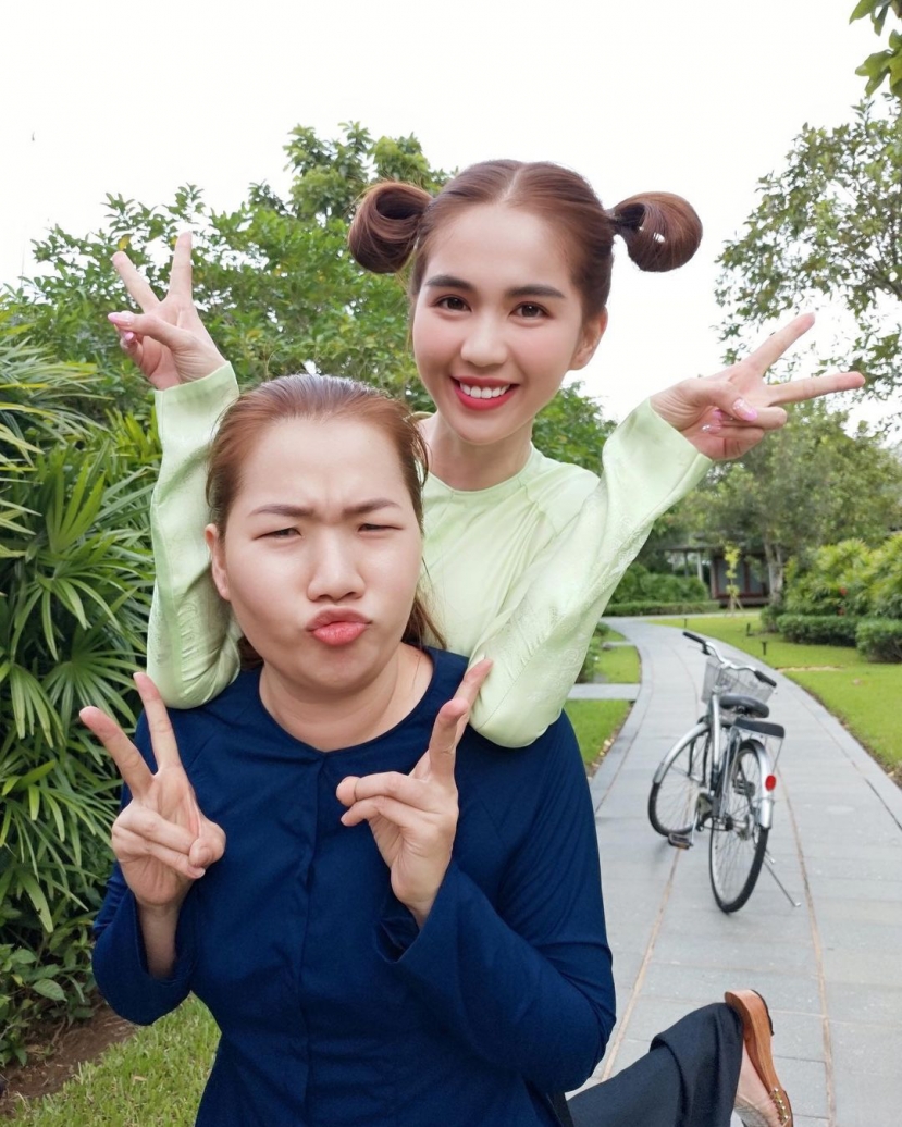 Ngọc Trinh và Thúy Kiều luôn khăng khít như chị em ruột. Ảnh: IGNV Ngọc Trinh và Thúy Kiều luôn khăng khít như chị em ruột. Ảnh: IGNV