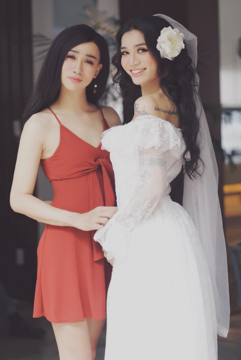 Sau quyết định rời nhóm, BB Trần cảm thấy bản thân đã may mắn vì đã gặp được Hải Triều. Ảnh: Internet Sau quyết định rời nhóm, BB Trần cảm thấy bản thân đã may mắn vì đã gặp được Hải Triều. Ảnh: Internet