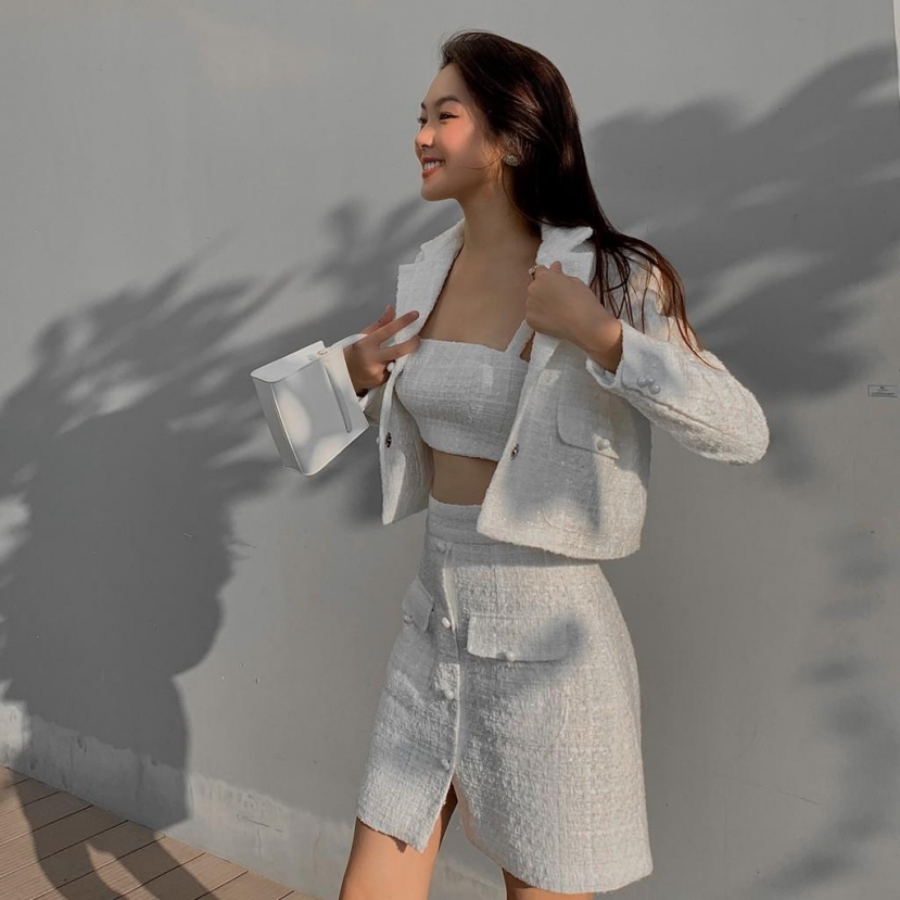 Style đi ăn cưới dịp đông sang: Lên đồ vải twedd vừa sang chảnh vừa tinh tế, có khi 'chặt đẹp' cả cô dâu - Ảnh 13 Style đi ăn cưới dịp đông sang: Lên đồ vải twedd vừa sang chảnh vừa tinh tế, có khi 'chặt đẹp' cả cô dâu - Ảnh 13