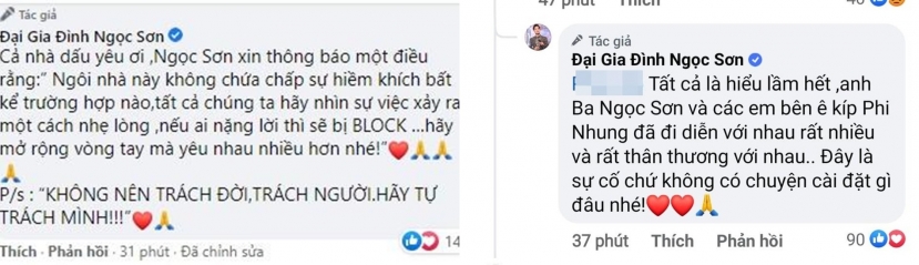 Ngọc Sơn đanh thép đáp trả tin đồn bị ekip Phi Nhung 'chơi xấu' Ngọc Sơn đanh thép đáp trả tin đồn bị ekip Phi Nhung 'chơi xấu'