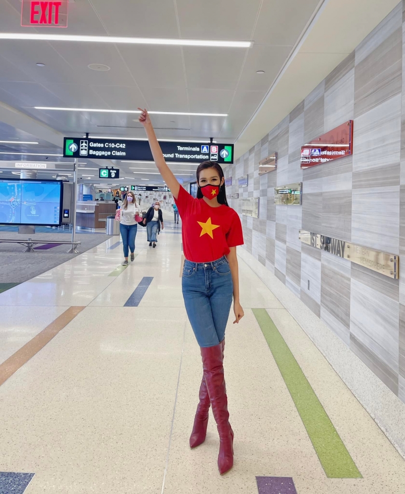 Đỗ Thị Hà đã đáp chuyến bay đến Puerto Rico sau hơn 40 tiếng di chuyển Đỗ Thị Hà đã đáp chuyến bay đến Puerto Rico sau hơn 40 tiếng di chuyển