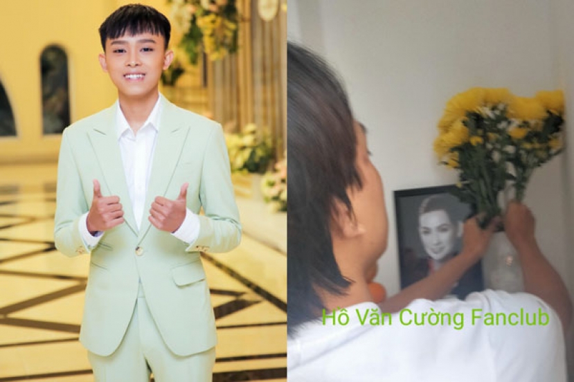 Hồ Văn Cường tự tay chuẩn bị đồ cúng cho mẹ nuôi Phi Nhung tại nhà riêng Hồ Văn Cường tự tay chuẩn bị đồ cúng cho mẹ nuôi Phi Nhung tại nhà riêng
