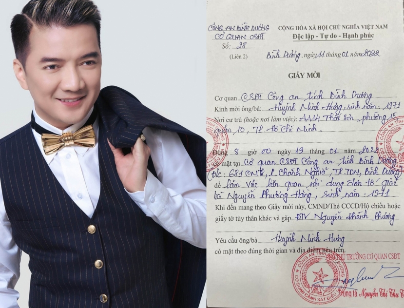 Đàm Vĩnh Hưng còn đăng tải hình ảnh tiết lộ có buổi làm việc với CA Bình Dương để cung cấp bằng chứng về việc bị vu khống thời gian qua Đàm Vĩnh Hưng còn đăng tải hình ảnh tiết lộ có buổi làm việc với CA Bình Dương để cung cấp bằng chứng về việc bị vu khống thời gian qua