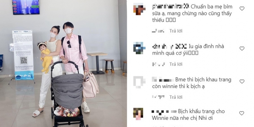 Đông Nhi cũng từng bị nhắc nhở khi không đeo khẩu trang cho con ở nơi công cộng Đông Nhi cũng từng bị nhắc nhở khi không đeo khẩu trang cho con ở nơi công cộng