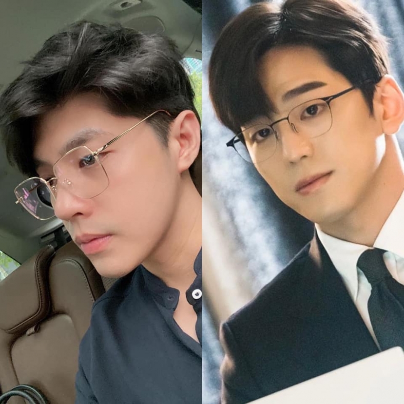 Gương mặt của Noo Phước Thịnh 'như hai giọt nước' với Kim Min Kyu. Thậm chí đến kiểu tóc, dáng kính như 'copy' của nhau Gương mặt của Noo Phước Thịnh 'như hai giọt nước' với Kim Min Kyu. Thậm chí đến kiểu tóc, dáng kính như 'copy' của nhau
