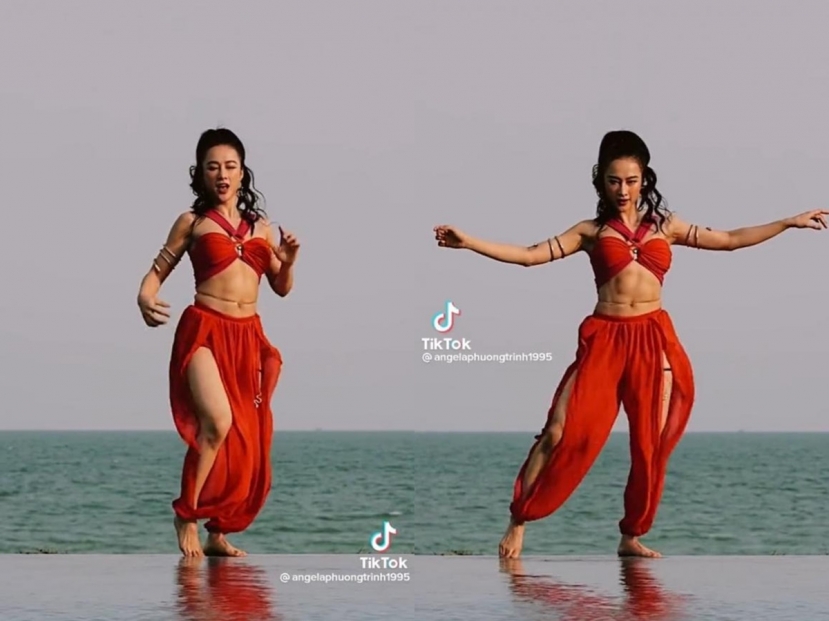 Chào sân, Angela Phương Trinh tung ra đoạn clip múa bụng dẻo như kẹo kéo. Tuy nhiên dân tình lại tranh cãi kịch liệt vì vóc dáng lược điền Chào sân, Angela Phương Trinh tung ra đoạn clip múa bụng dẻo như kẹo kéo. Tuy nhiên dân tình lại tranh cãi kịch liệt vì vóc dáng lược điền