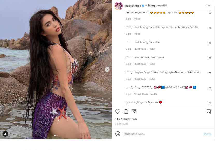 Netizen quá khích tranh thủ thời cơ đào lại ồn ào diện đồ 'nhái' cách đây không lâu của Ngọc Trinh Netizen quá khích tranh thủ thời cơ đào lại ồn ào diện đồ 'nhái' cách đây không lâu của Ngọc Trinh