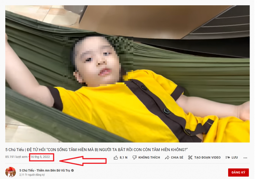 Kênh ' 5 Chú Tiểu - Thiền Am Bên Bờ Vũ Trụ' vẫn đăng tải nội dung giữa lúc dư luận sôi sục tung tích Diễm My Kênh ' 5 Chú Tiểu - Thiền Am Bên Bờ Vũ Trụ' vẫn đăng tải nội dung giữa lúc dư luận sôi sục tung tích Diễm My