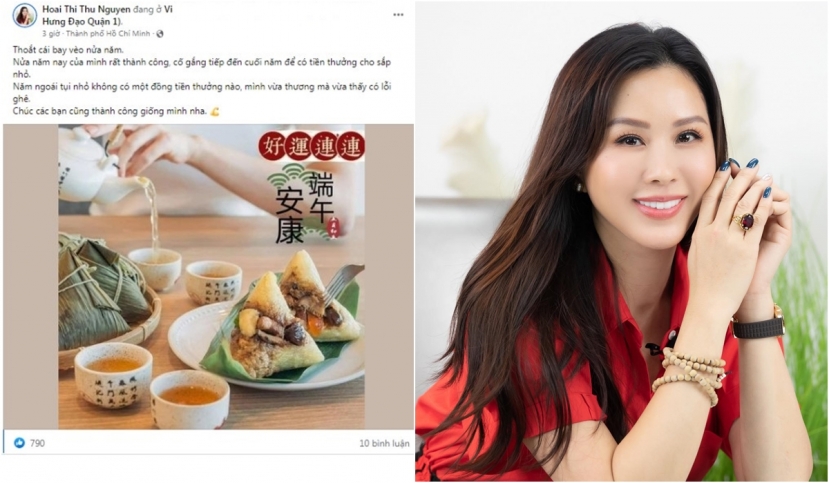 Thu Hoài đăng tải bài viết 'vỗ ngực tự hào' khi 6 tháng đầu năm 2022 là quãng thời gian cô gặt hái được nhiều thành tựu trong công việc Thu Hoài đăng tải bài viết 'vỗ ngực tự hào' khi 6 tháng đầu năm 2022 là quãng thời gian cô gặt hái được nhiều thành tựu trong công việc