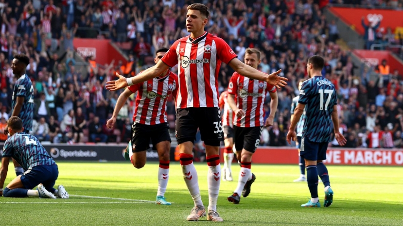 Southampton đã bất ngờ đánh bại Arsenal ở lần ra sân gần nhất (Ảnh: Goal) Southampton đã bất ngờ đánh bại Arsenal ở lần ra sân gần nhất (Ảnh: Goal)