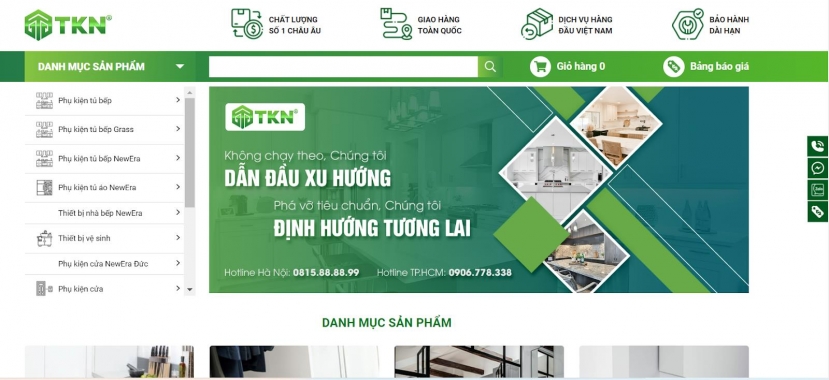 Tân Kỷ Nguyên là điểm dừng chân cho các tín đồ mê phụ kiện tủ bếp Tân Kỷ Nguyên là điểm dừng chân cho các tín đồ mê phụ kiện tủ bếp