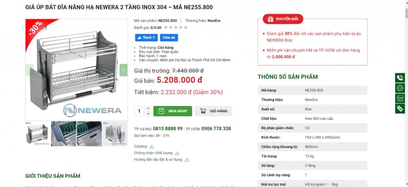 Tân Kỷ Nguyên - điểm dừng chân cho tín đồ mê phụ kiện tủ bếp - Ảnh 1 Tân Kỷ Nguyên - điểm dừng chân cho tín đồ mê phụ kiện tủ bếp - Ảnh 1