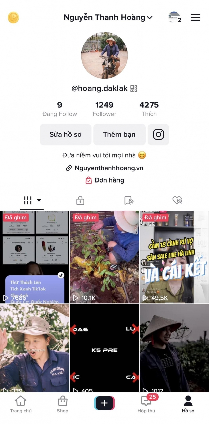 Nguyễn Thanh Hoàng - gom hết tiền tiết kiệm 2 năm để đầu tư thiết bị làm Tiktok - Ảnh 4 Nguyễn Thanh Hoàng - gom hết tiền tiết kiệm 2 năm để đầu tư thiết bị làm Tiktok - Ảnh 4