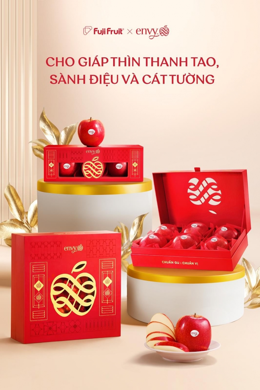 Mừng Tết Giáp Thìn 2024, Fuji Fruit kết hợp Envy™ triển khai chương trình “Du Xuân Cùng Envy” - Ảnh 1 Mừng Tết Giáp Thìn 2024, Fuji Fruit kết hợp Envy™ triển khai chương trình “Du Xuân Cùng Envy” - Ảnh 1