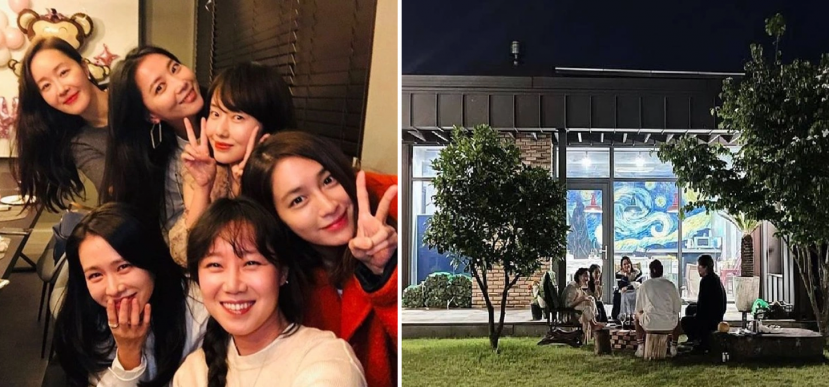 Son Ye Jin vẫn tụ tập cùng bạn bè sau khi kết hôn. Son Ye Jin vẫn tụ tập cùng bạn bè sau khi kết hôn.