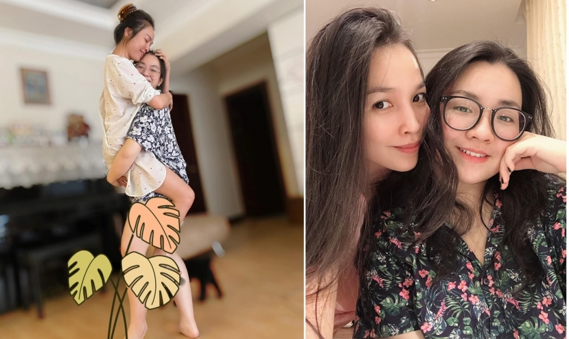 Hiền Thục bên con gái. Ảnh FBNV Hiền Thục bên con gái. Ảnh FBNV