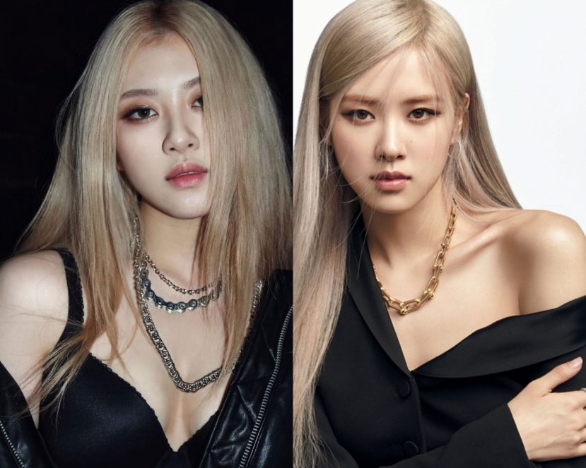Allissa Shin (trái) được mọi người biết đến với biệt danh “bản sao” của Rosé (phải). Ảnh IGNV Allissa Shin (trái) được mọi người biết đến với biệt danh “bản sao” của Rosé (phải). Ảnh IGNV