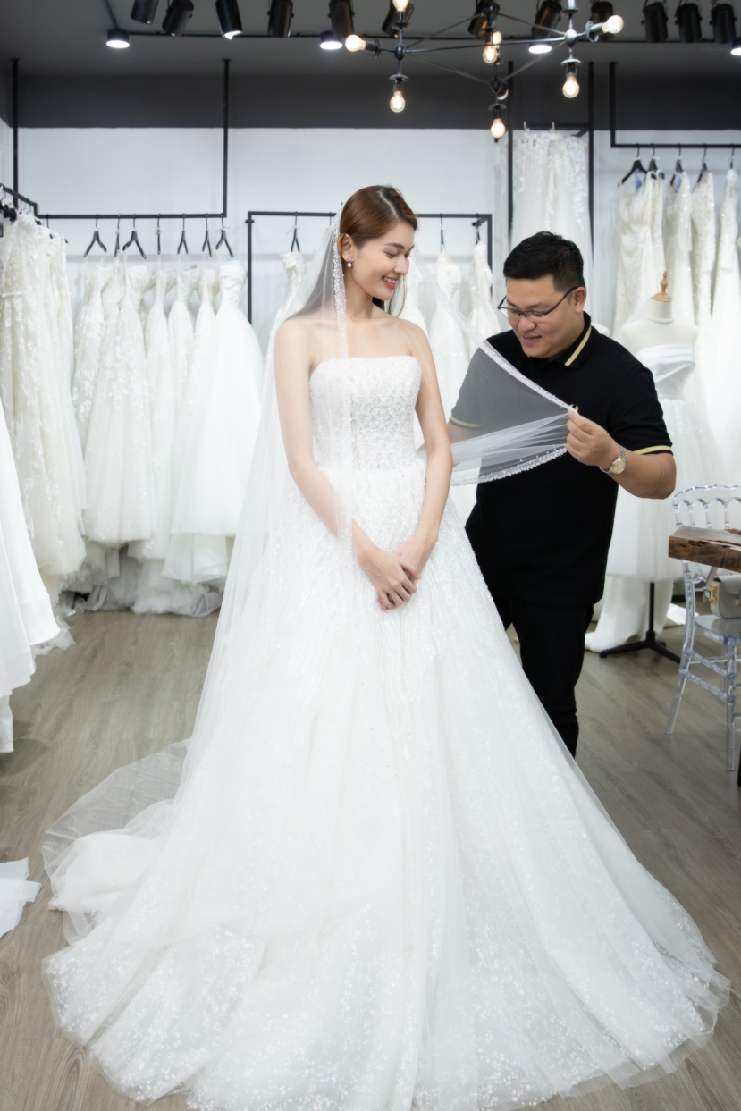 Không đú trend như các sao Việt, Á hậu Thùy Dung không có quy định về dresscode trong lễ cưới - Ảnh 3 Không đú trend như các sao Việt, Á hậu Thùy Dung không có quy định về dresscode trong lễ cưới - Ảnh 3