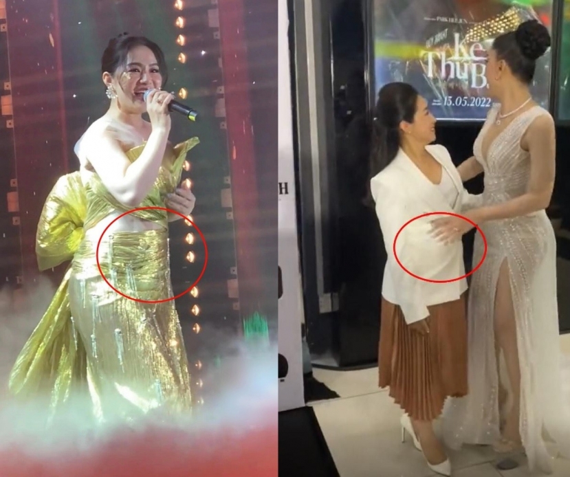 Lương Bích Hữu liên tục bị đồn mang thai do vòng 2 kém thon gọn. Ảnh FB Lương Bích Hữu liên tục bị đồn mang thai do vòng 2 kém thon gọn. Ảnh FB