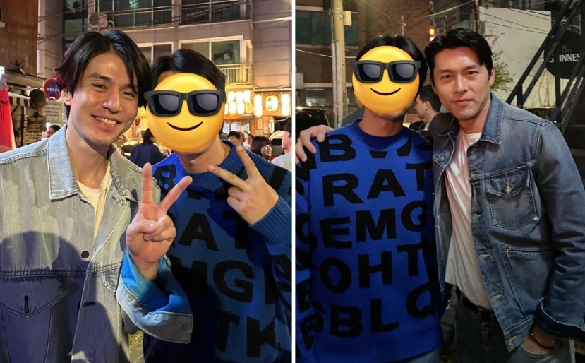 Hyun Bin và Lee Dong Wook trong hậu trường. Hyun Bin và Lee Dong Wook trong hậu trường.