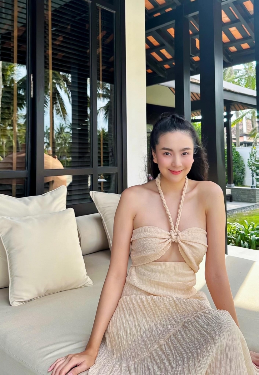 Mai Ngọc khoe nhan sắc xinh đẹp. Ảnh FBNV Mai Ngọc khoe nhan sắc xinh đẹp. Ảnh FBNV