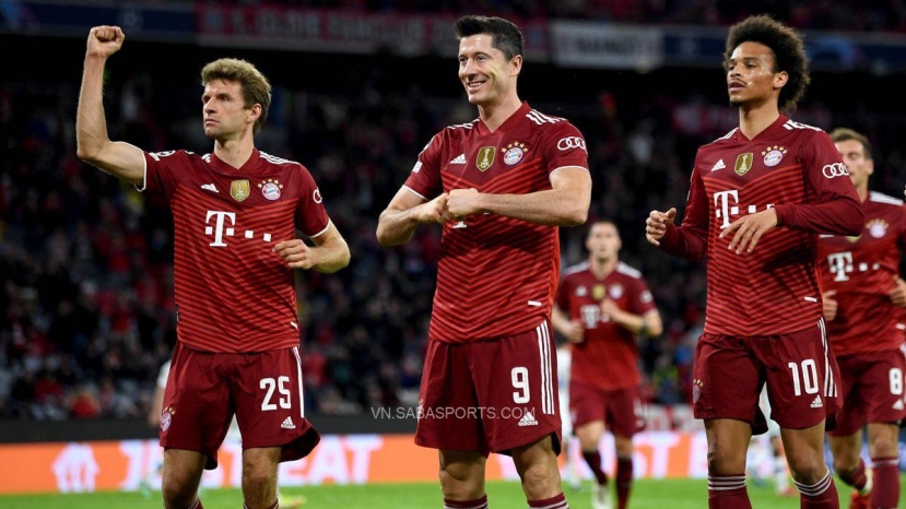Bayern Munich vượt trội so với chủ nhà (ảnh UEFA) Bayern Munich vượt trội so với chủ nhà (ảnh UEFA)