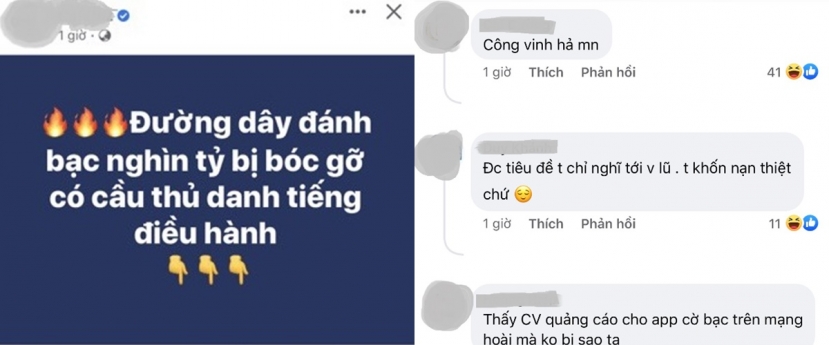 Công Vinh một lần nữa bị 'réo tên' vì tin đồn 'chân sút' quê Nghệ An vướng vòng lao lý vì tham gia đường dây đánh bạc nghìn tỷ Công Vinh một lần nữa bị 'réo tên' vì tin đồn 'chân sút' quê Nghệ An vướng vòng lao lý vì tham gia đường dây đánh bạc nghìn tỷ