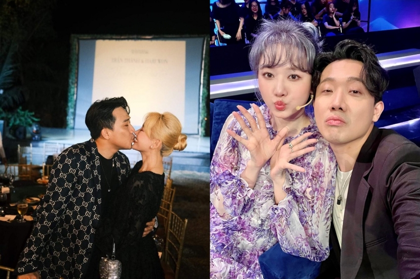 Hễ xuất hiện, công chúng lại được phen ăn 'cẩu lương' vì những cử chỉ thân mật, tình tứ của Trấn Thành - Hari Won Hễ xuất hiện, công chúng lại được phen ăn 'cẩu lương' vì những cử chỉ thân mật, tình tứ của Trấn Thành - Hari Won