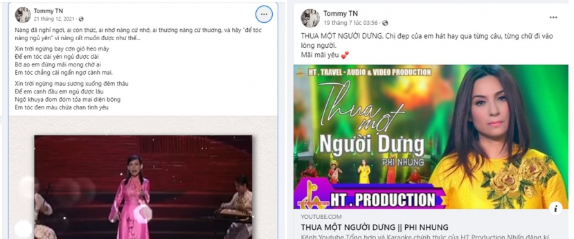 Những bài viết mà em trai đăng tải đều liên quan đến Phi Nhung Những bài viết mà em trai đăng tải đều liên quan đến Phi Nhung