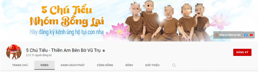 Kênh YouTube '5 Chú Tiểu - Thiền Am Bên Bờ Vũ Trụ' của Tịnh Thất Bồng Lai Kênh YouTube '5 Chú Tiểu - Thiền Am Bên Bờ Vũ Trụ' của Tịnh Thất Bồng Lai