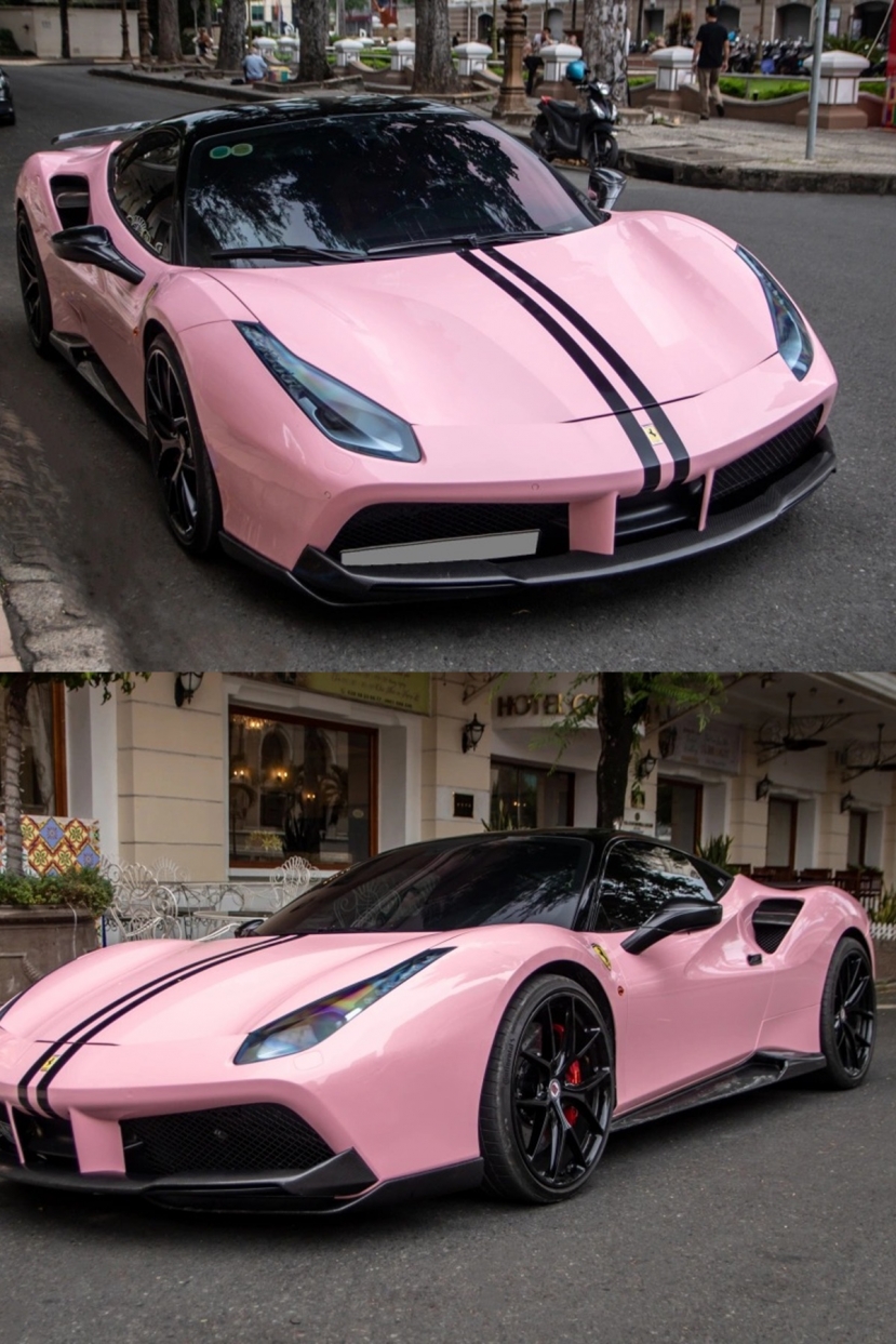 Chiếc Ferrari 488 GTB với ngoại thất hồng bất ngờ lộ diện tại TP.HCM Chiếc Ferrari 488 GTB với ngoại thất hồng bất ngờ lộ diện tại TP.HCM