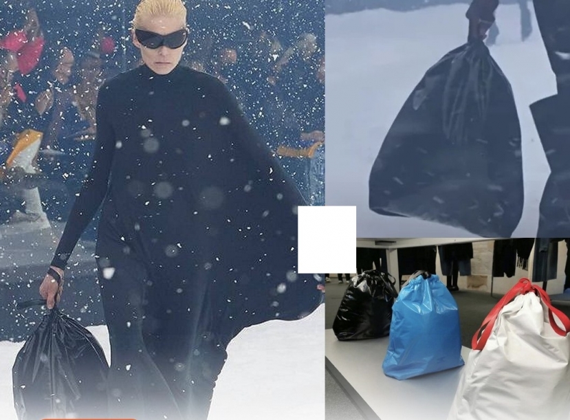 Balenciaga đã trình làng mẫu túi mới với tên gọi “Trash Pouch” với thiết kế giống hệt túi rác dùng một lần Balenciaga đã trình làng mẫu túi mới với tên gọi “Trash Pouch” với thiết kế giống hệt túi rác dùng một lần
