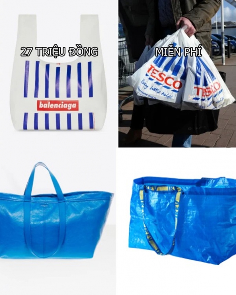 Balenciaga thường xuyên gây tranh cãi về những sản phẩm túi của mình Balenciaga thường xuyên gây tranh cãi về những sản phẩm túi của mình