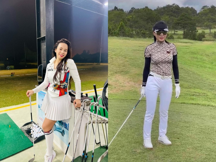 Phương Oanh - vợ Shark Bình cùng lên đồ đi đánh golf Phương Oanh - vợ Shark Bình cùng lên đồ đi đánh golf