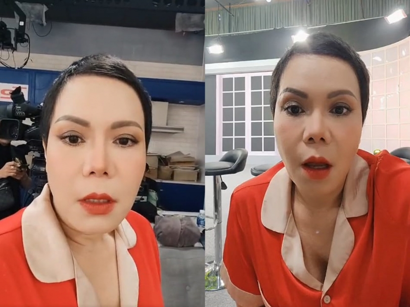 Việt Hương livestream tỏ thái độ bức xúc Việt Hương livestream tỏ thái độ bức xúc