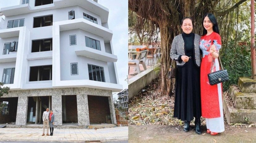 Năm 2020 Hòa Minzy xây nhà 5 tầng 2 mặt tiền để bố mẹ nghỉ ngơi tuổi già Năm 2020 Hòa Minzy xây nhà 5 tầng 2 mặt tiền để bố mẹ nghỉ ngơi tuổi già